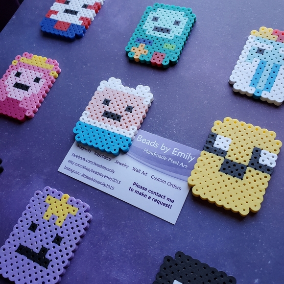 Adventure Time Handmade Magnets - Set of 9 - Picture 7 of 8